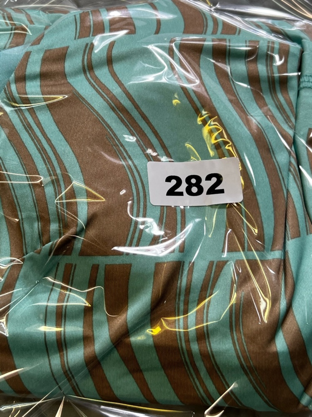 Ideology tennis Dress Ice Mint Brown Print Built-In jumper romper Shorts small‎ - Picture 12 of 12